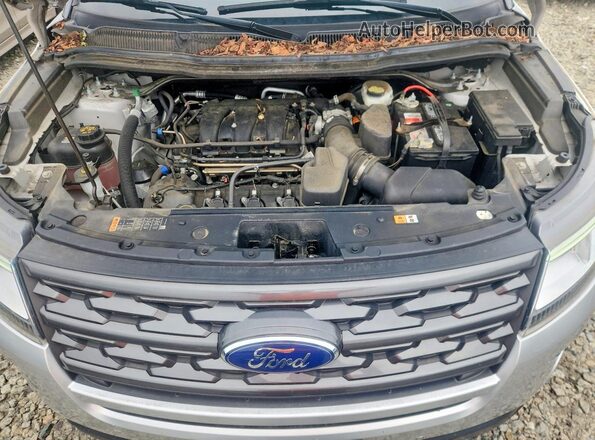 1FM5K8D89JGC89110 2018 FORD EXPLORER Silver Շարժիչի բաժամունքի տեսք