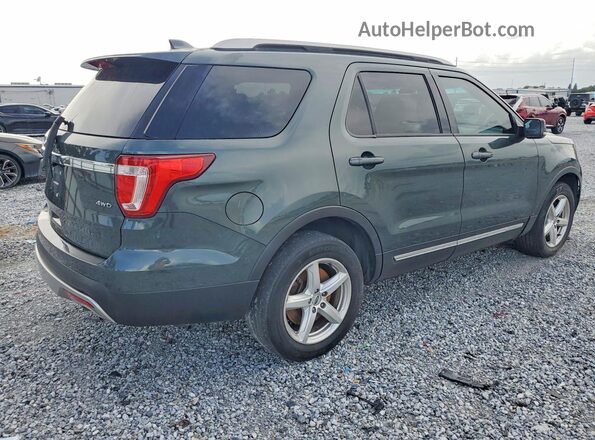 1FM5K8D8XGGA29307 2016 FORD EXPLORER Green Tył prawy