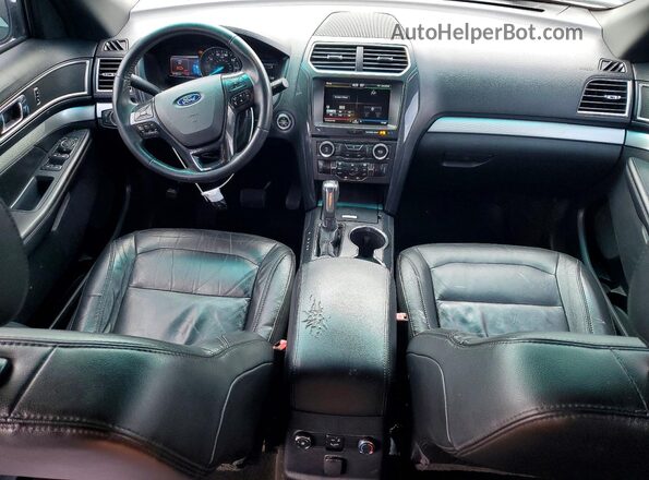1FM5K8D8XGGA29307 2016 FORD EXPLORER Green Widok deski rozdzielczej