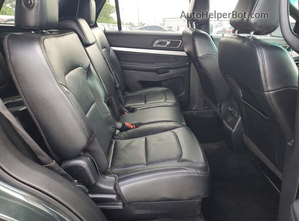 1FM5K8D8XGGA29307 2016 FORD EXPLORER Green Widok wnętrza z tyłu