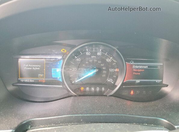 1FM5K8D8XGGA29307 2016 FORD EXPLORER Green Widok zestawu wskaźników