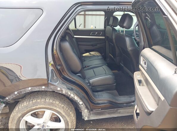 1FM5K8D8XGGA77485 2016 FORD EXPLORER Black Вид наклейки з VIN-кодом