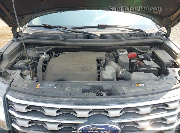 1FM5K8D8XGGA77485 2016 FORD EXPLORER Black Вид ззаду