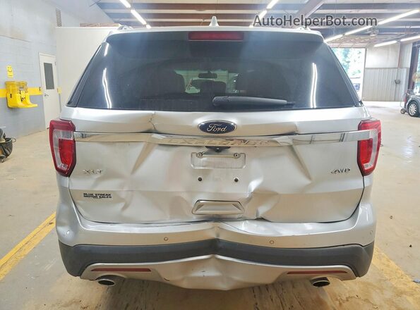 1FM5K8D8XGGB14809 2016 FORD EXPLORER Silver Vista trasera