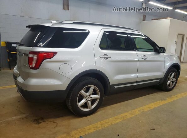 1FM5K8D8XGGB14809 2016 FORD EXPLORER Silver Trasero derecho