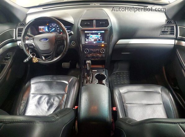 1FM5K8D8XGGB14809 2016 FORD EXPLORER Silver Vista del salpicadero