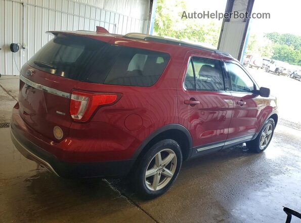 1FM5K8D8XGGC21245 2016 FORD EXPLORER Красный Задняя правая четверть