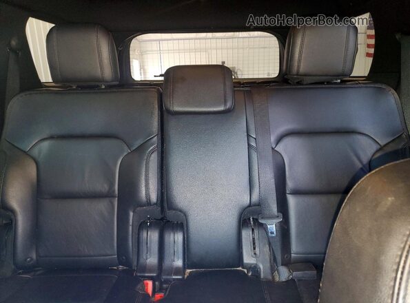 1FM5K8D8XGGC21245 2016 FORD EXPLORER Красный Вид задних сидений