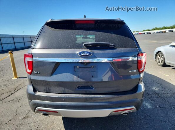 1FM5K8D8XGGC35212 2016 FORD EXPLORER Серый Вид сзади