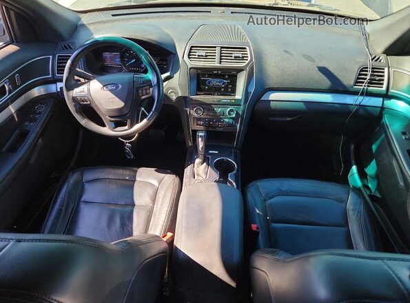 1FM5K8D8XGGC35212 2016 FORD EXPLORER Серый Вид панели приборов