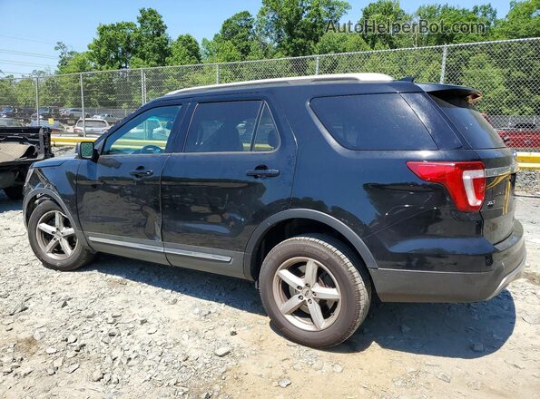 1FM5K8D8XHGC79809 2017 FORD EXPLORER Black უკანა მარცხენა