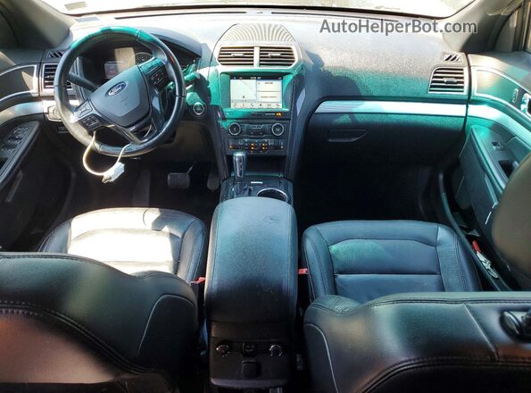 1FM5K8D8XHGC79809 2017 FORD EXPLORER Black წინა პანელის ხედი
