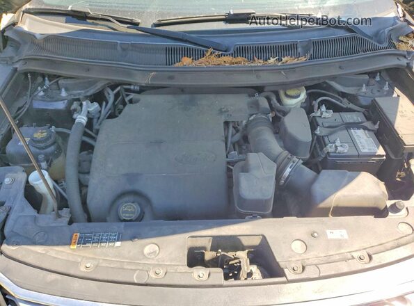 1FM5K8D8XHGC79809 2017 FORD EXPLORER Black ძრავის განყოფილების ხედი