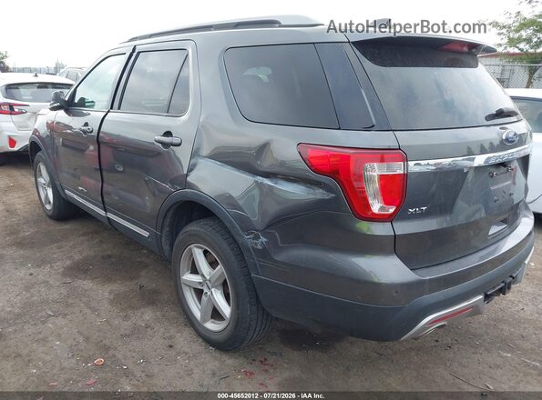 1FM5K8D8XHGD09357 2017 FORD EXPLORER Gray Задня ліва чверть