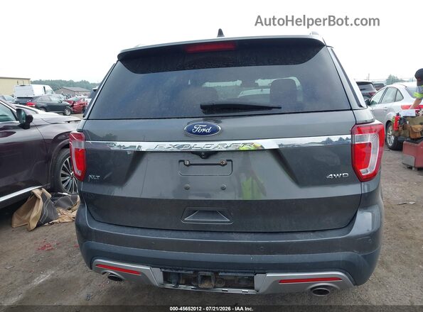 1FM5K8D8XHGD09357 2017 FORD EXPLORER Gray 