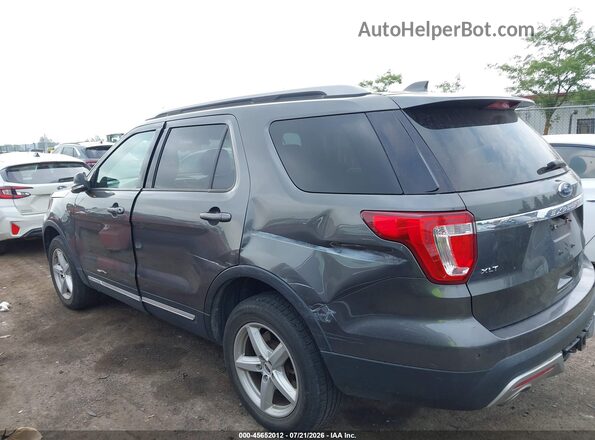 1FM5K8D8XHGD09357 2017 FORD EXPLORER Gray Панорамний вид салону 360°