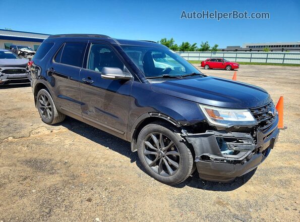 1FM5K8D8XHGD72023 2017 FORD EXPLORER Black Przód prawy