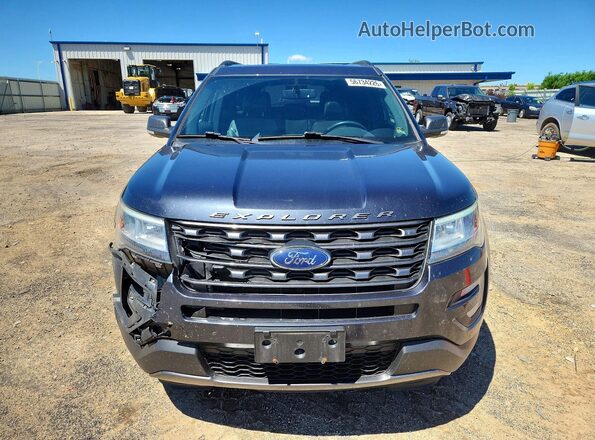 1FM5K8D8XHGD72023 2017 FORD EXPLORER Black Widok z przodu