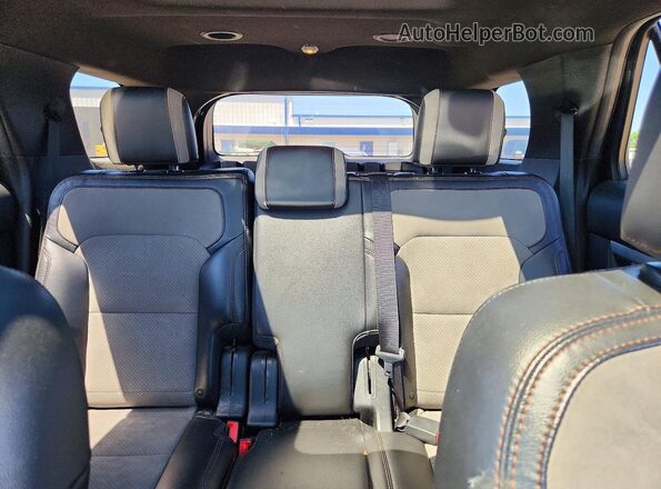 1FM5K8D8XHGD72023 2017 FORD EXPLORER Black Widok tylnych siedzeń