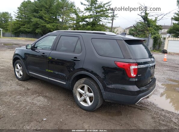 1FM5K8D8XHGE07658 2017 FORD EXPLORER Black უკანა მარცხენა
