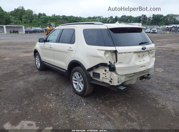 1FM5K8D8XJGA33574 2018 FORD EXPLORER Beige Задня ліва чверть