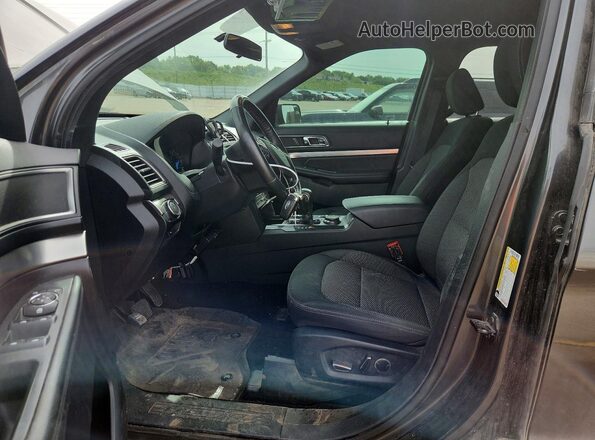 1FM5K8D8XJGC71327 2018 FORD EXPLORER Charcoal Սալոնի դիմացի տեսք