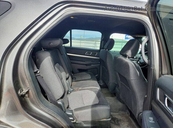 1FM5K8D8XJGC71327 2018 FORD EXPLORER Charcoal Սալոնի հետևի տեսք