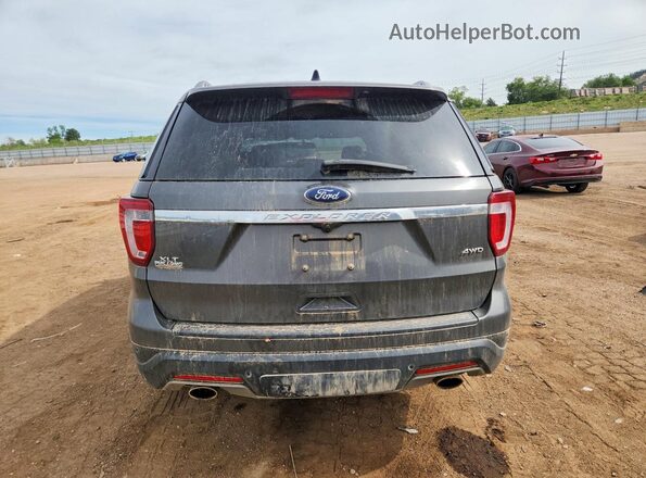 1FM5K8D8XJGC71327 2018 FORD EXPLORER Charcoal Հետևի տեսք