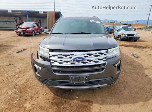 1FM5K8D8XJGC71327 2018 FORD EXPLORER Charcoal Դիմացի տեսք
