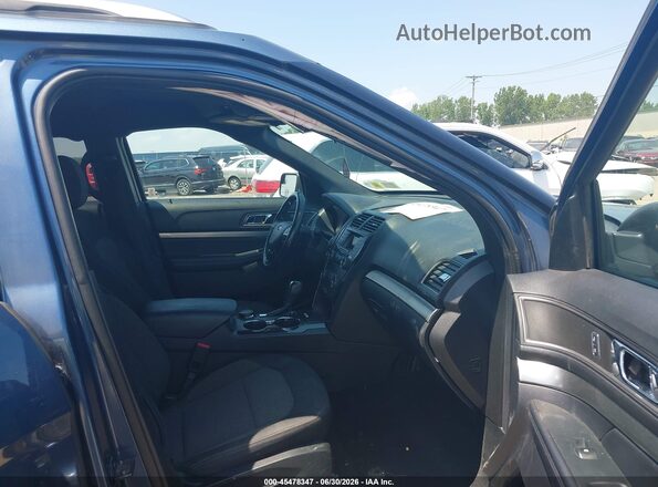 1FM5K8D8XKGA05775 2019 FORD EXPLORER Light Blue Вид салону спереду