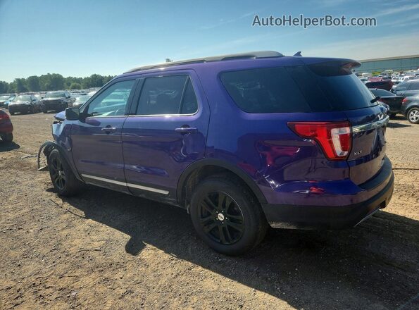 1FM5K8D8XKGA21605 2019 FORD EXPLORER Purple უკანა მარცხენა