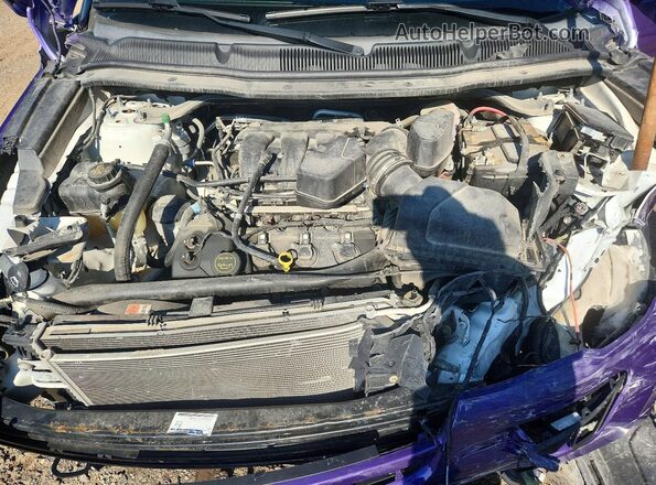 1FM5K8D8XKGA21605 2019 FORD EXPLORER Purple ძრავის განყოფილების ხედი
