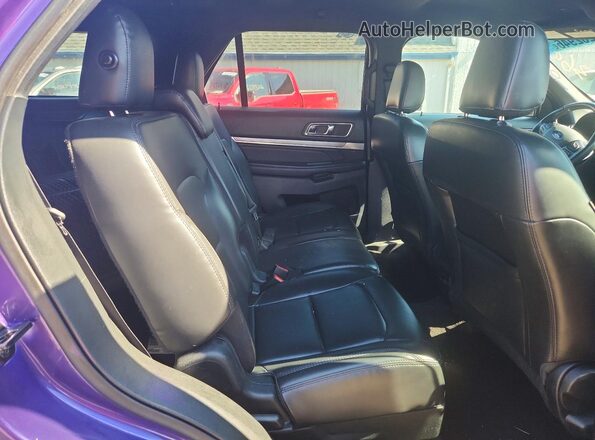 1FM5K8D8XKGA21605 2019 FORD EXPLORER Purple უკანა სალონის ხედი