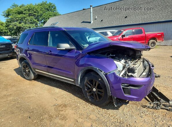 1FM5K8D8XKGA21605 2019 FORD EXPLORER Purple წინა მარჯვენა