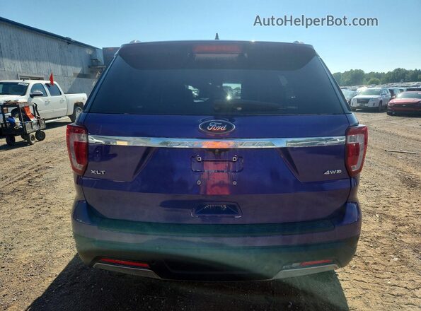 1FM5K8D8XKGA21605 2019 FORD EXPLORER Purple უკანა ხედი