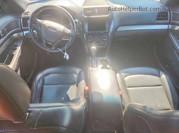 1FM5K8D8XKGA21605 2019 FORD EXPLORER Purple წინა პანელის ხედი