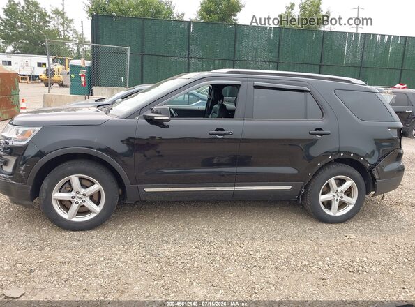 1FM5K8DH0HGC01829 2017 FORD EXPLORER Black Widok wnętrza 360 stopni