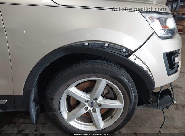 1FM5K8DH0HGD51035 2017 FORD EXPLORER Beige Vista frontal