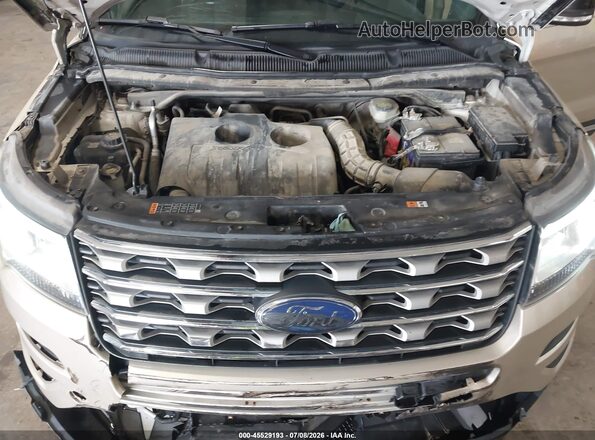 1FM5K8DH0HGD51035 2017 FORD EXPLORER Beige Vista trasera
