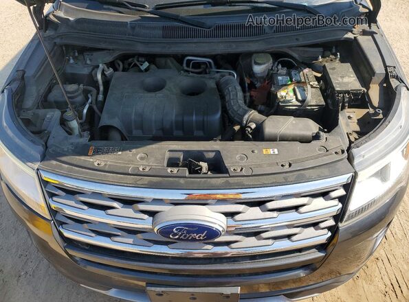 1FM5K8DH0JGA91628 2018 FORD EXPLORER Gray Engine compartment view
