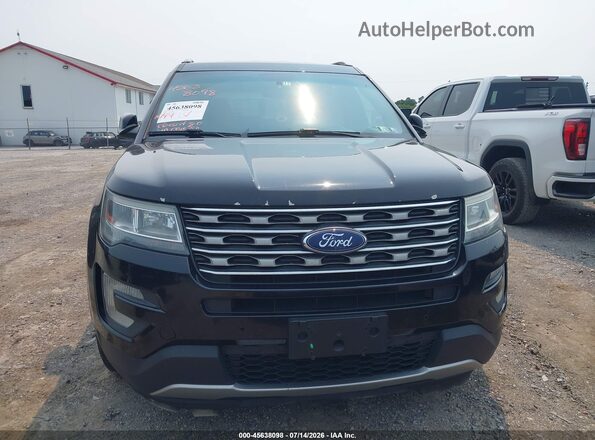 1FM5K8DH1GGC53663 2016 FORD EXPLORER Черный Вид спереди