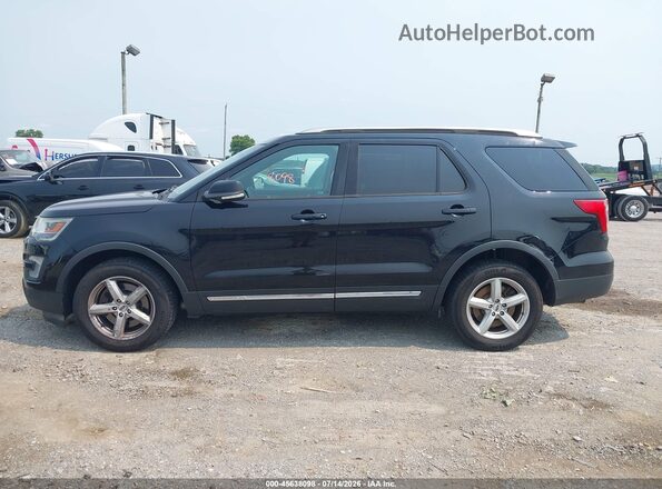 1FM5K8DH1GGC53663 2016 FORD EXPLORER Черный Панорамный вид салона 360°