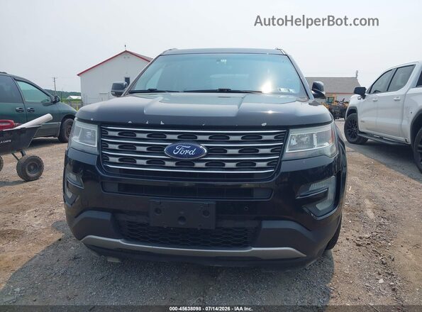 1FM5K8DH1GGC53663 2016 FORD EXPLORER Черный Вид щитка приборов
