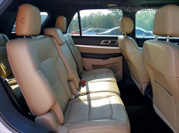 1FM5K8DH1GGC97520 2016 FORD EXPLORER Белый Вид задней части салона
