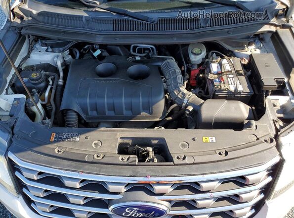 1FM5K8DH1GGC97520 2016 FORD EXPLORER Белый Вид подкапотного пространства