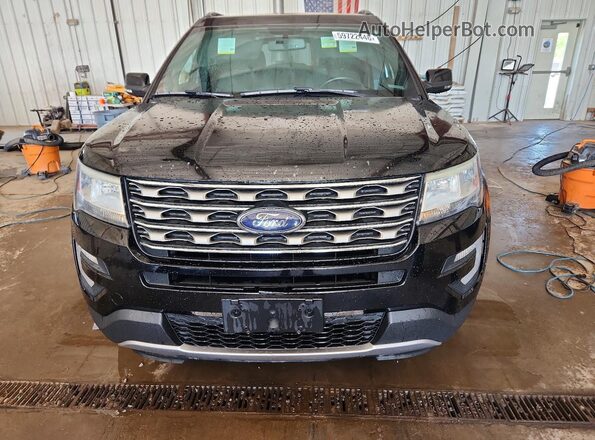 1FM5K8DH1HGC45533 2017 FORD EXPLORER Black Front view