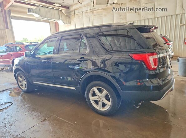 1FM5K8DH1HGC45533 2017 FORD EXPLORER Black Rear left