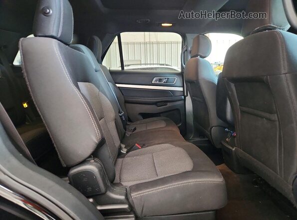 1FM5K8DH1HGC45533 2017 FORD EXPLORER Black Rear seats view