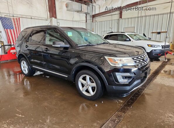1FM5K8DH1HGC45533 2017 FORD EXPLORER Black Front right