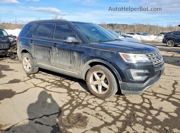 1FM5K8DH2HGD74123 2017 FORD EXPLORER Black წინა მარჯვენა